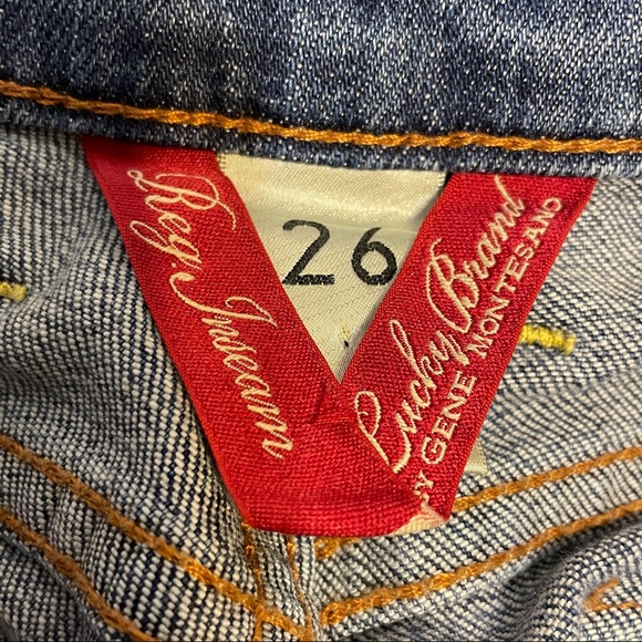 Lucky Brand Womens 26 Petunia Straight  Jeans 32”L - Picture 7 of 8